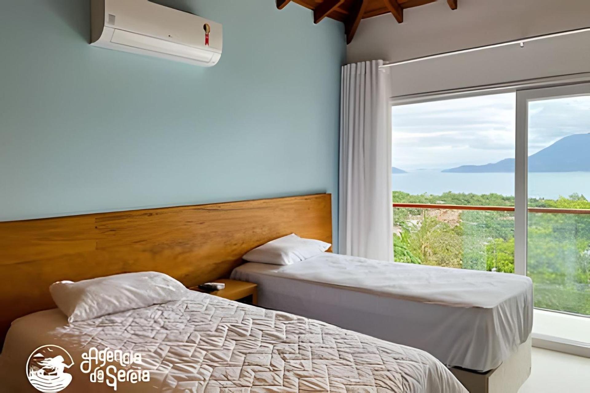 Linda Casa Com Vista Incrivel Em Condominio No Sul Da Ilha Ilhabela Eksteriør bilde