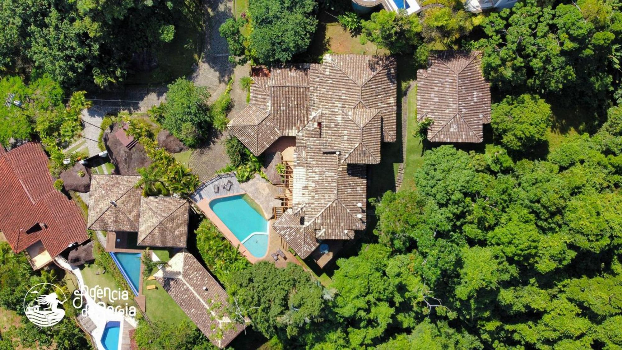 Linda Casa Com Vista Incrivel Em Condominio No Sul Da Ilha Ilhabela Eksteriør bilde
