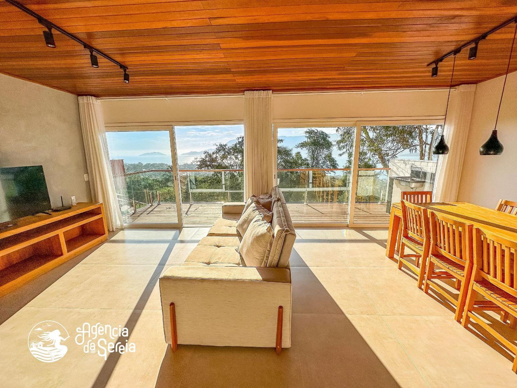 Linda Casa Com Vista Incrivel Em Condominio No Sul Da Ilha Ilhabela Eksteriør bilde