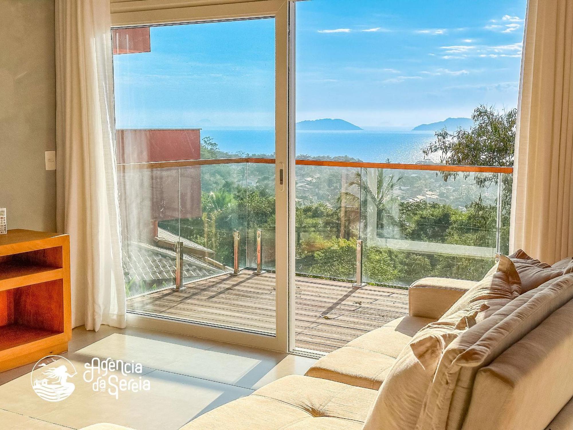 Linda Casa Com Vista Incrivel Em Condominio No Sul Da Ilha Ilhabela Eksteriør bilde